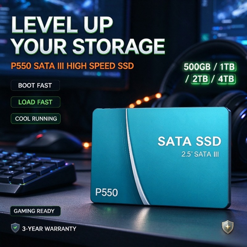 Ssd 500Gb - P550 2.5 SATA III SSD 500GB