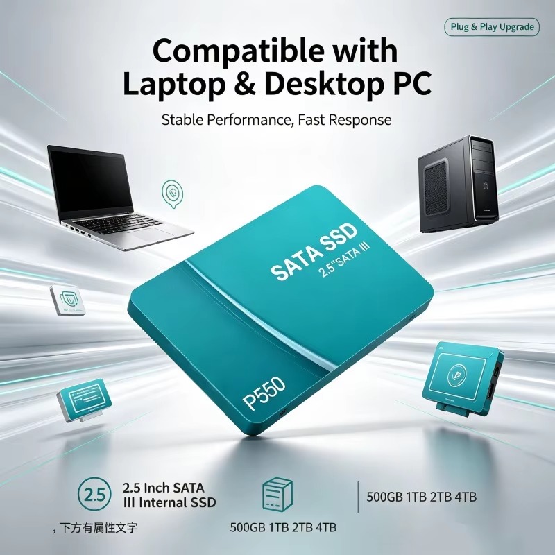 P550 2.5 SATA III SSD 500GB 3D - Ssd 500Gb recension och pris