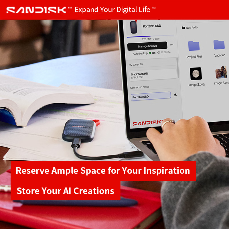 Original SANDISK Portable SSD  - Ssd 500Gb recension och pris