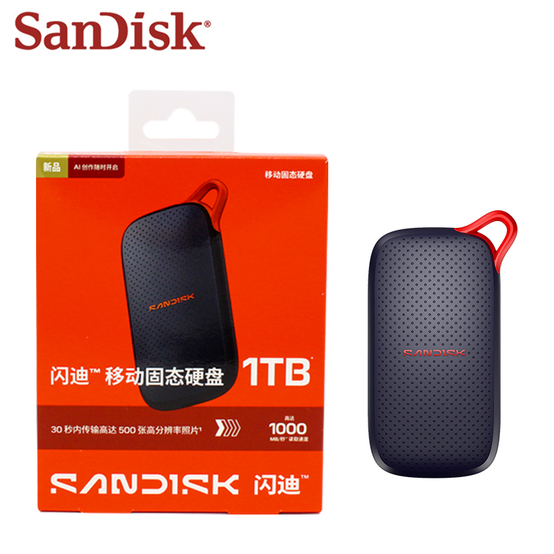 Original SANDISK Portable SSD  - Ssd 500Gb recension och pris