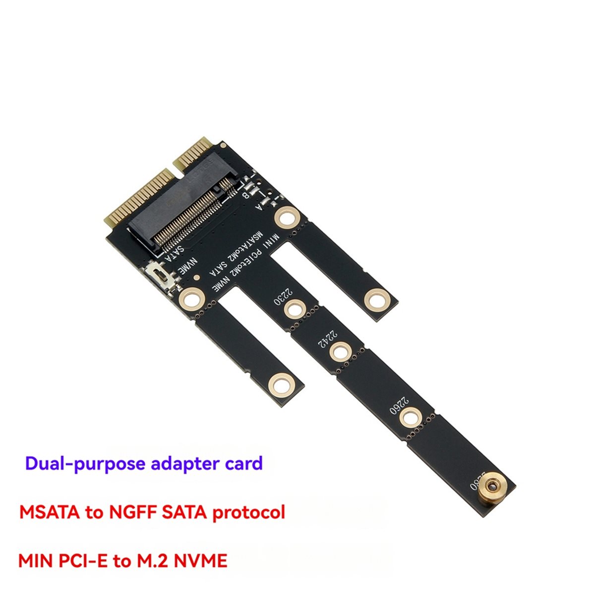 NEW FACTORY~MSATA to NGFF M.2  - Nvme Ssd recension och pris