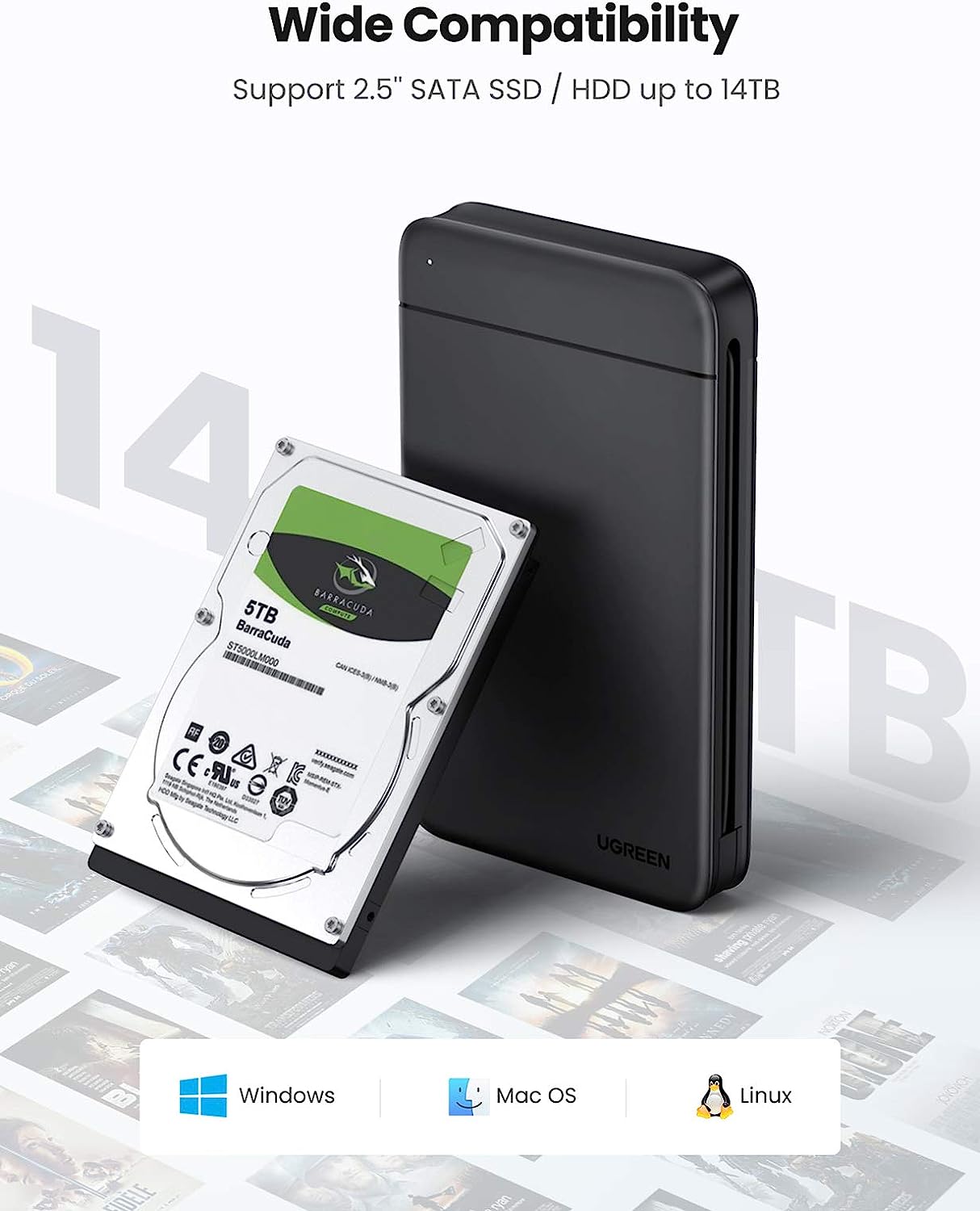 UGREEN USB C Hard Drive Enclos - External Ssd recension och pris