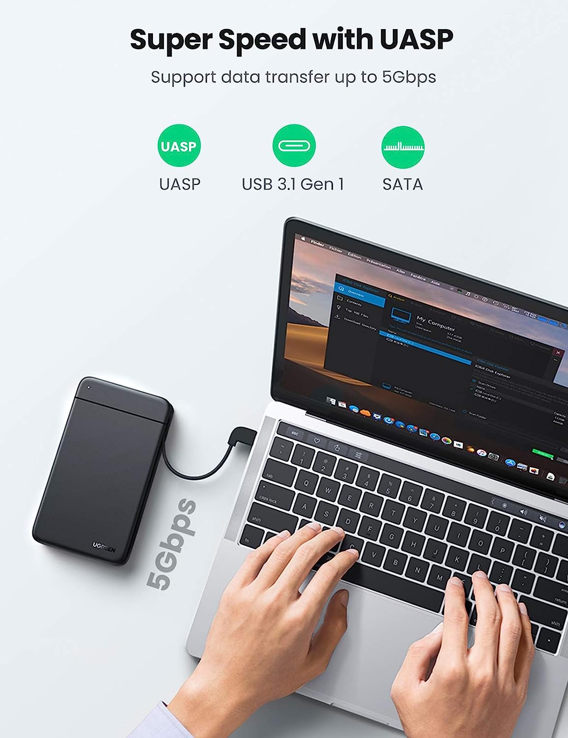 UGREEN USB C Hard Drive Enclos - External Ssd recension och pris