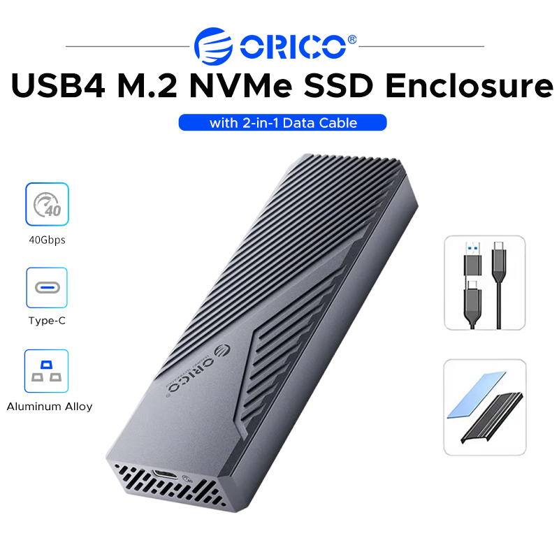 ORICO USB4 M.2 NVMe SSD Enclos - 8Tb M2 Nvme Ssd recension och pris