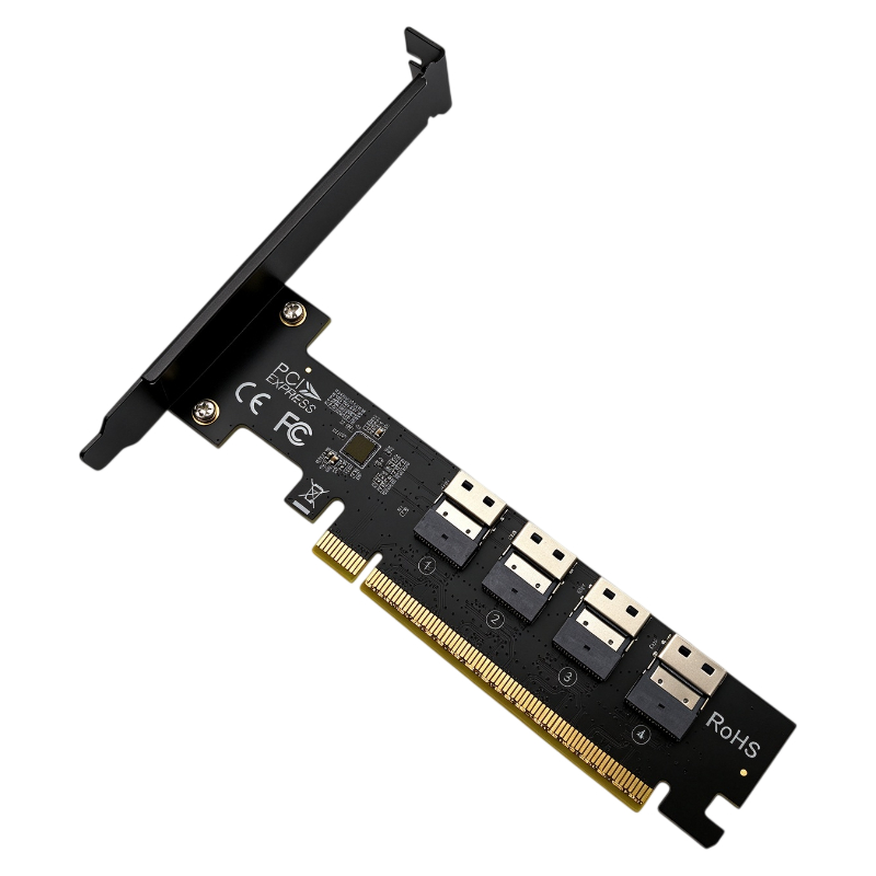 NEW 4 Port SFF-8654 4i SlimSAS - Memory Card Ssd recension och pris