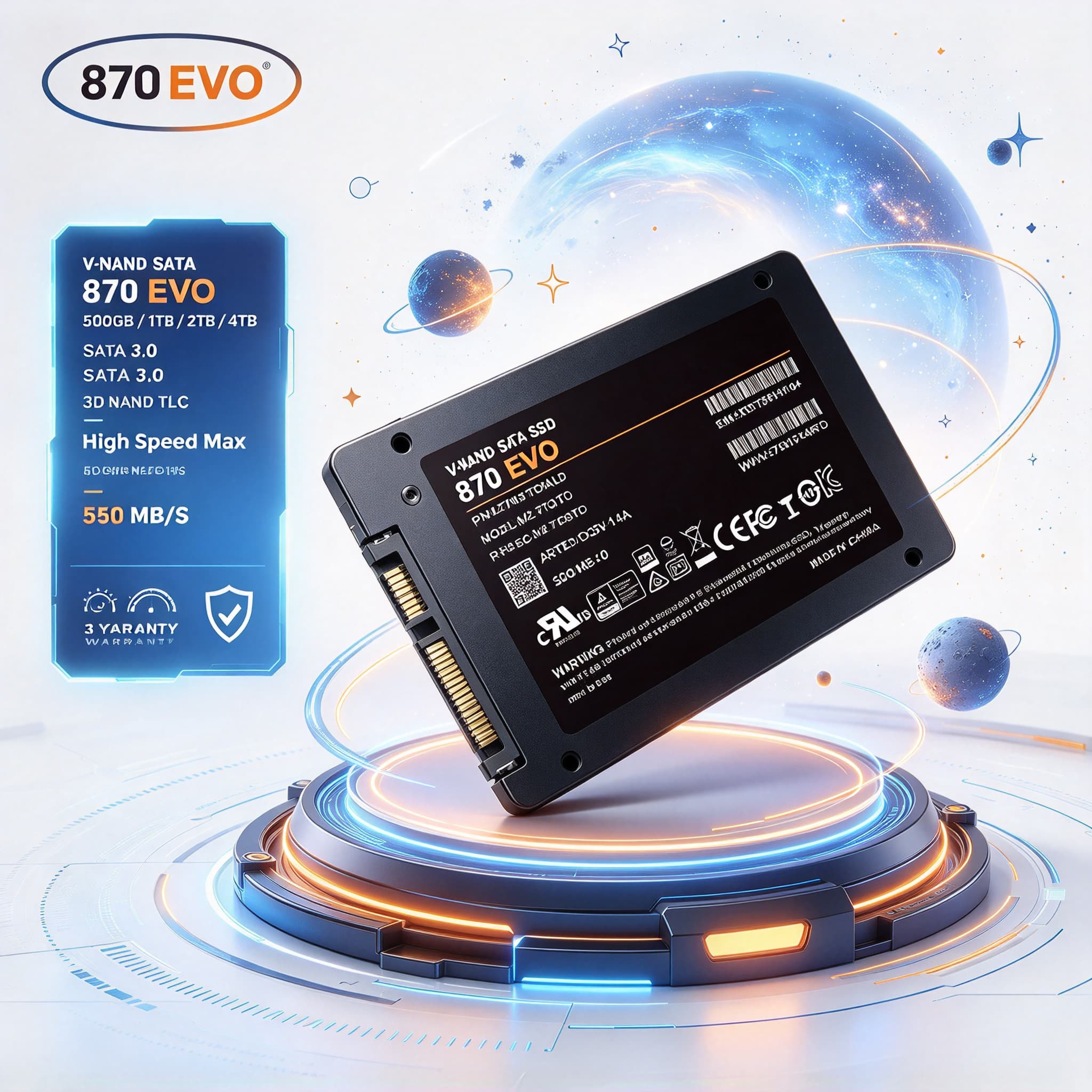 2.5Inch SATA3 870EVO SSD 500GB - Ssd 500Gb recension och pris