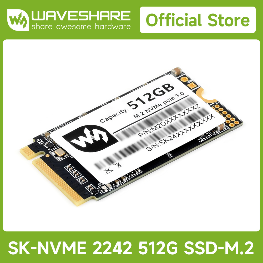 Waveshare SK M2 NVME 2242 128G - Nvme Ssd recension och pris