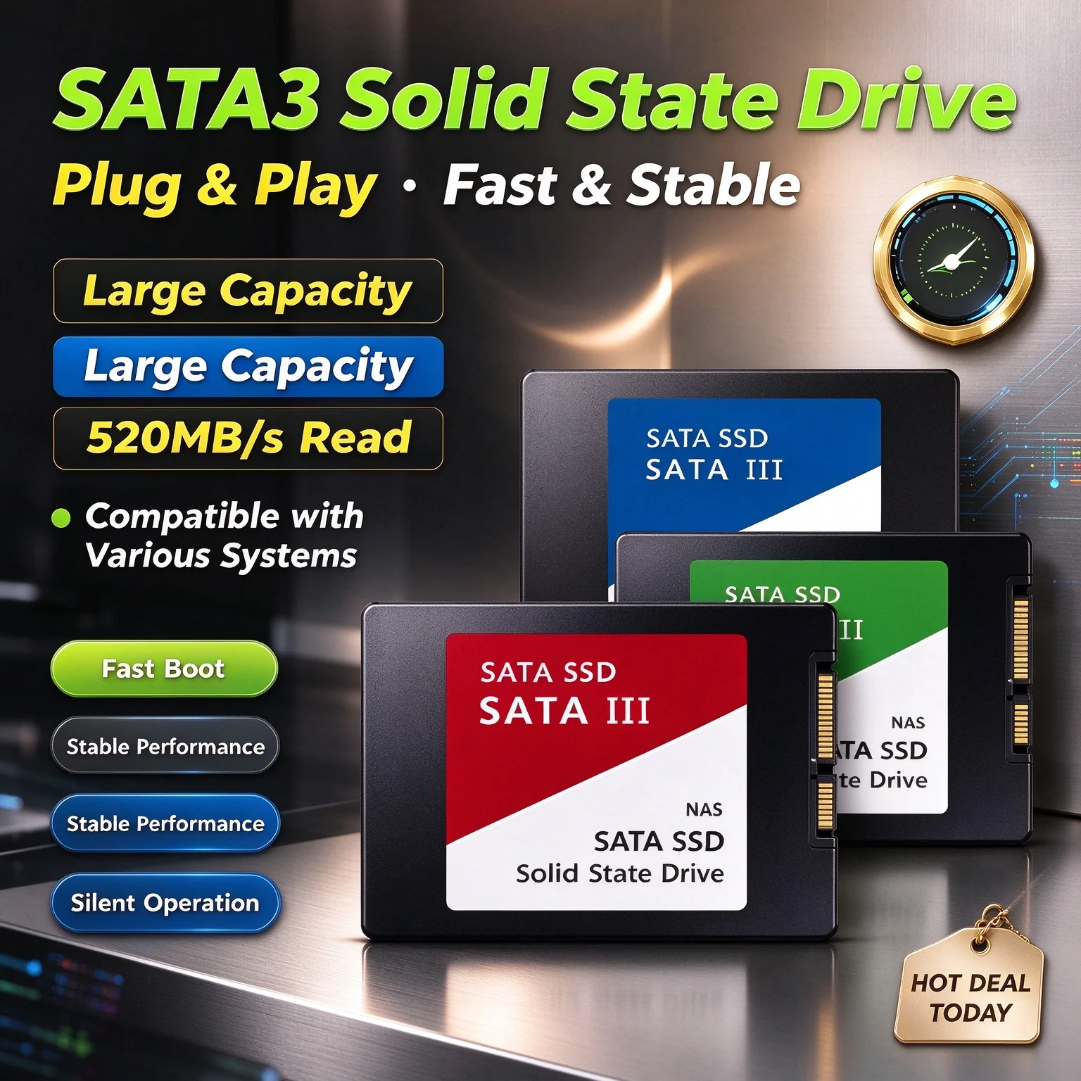 2026 Original New SATA3 SSD 50 - Ssd 500Gb recension och pris