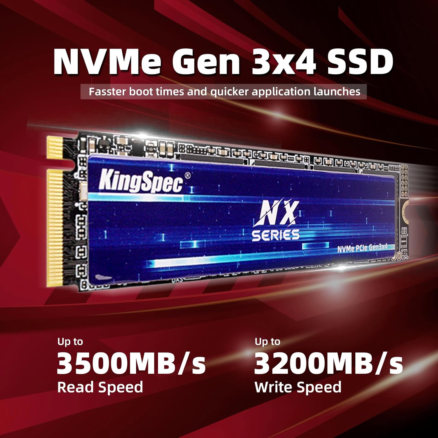 KingSpec M2 PCIe4.0 NVMe SSD 5 - Ssd 1Tb recension och pris