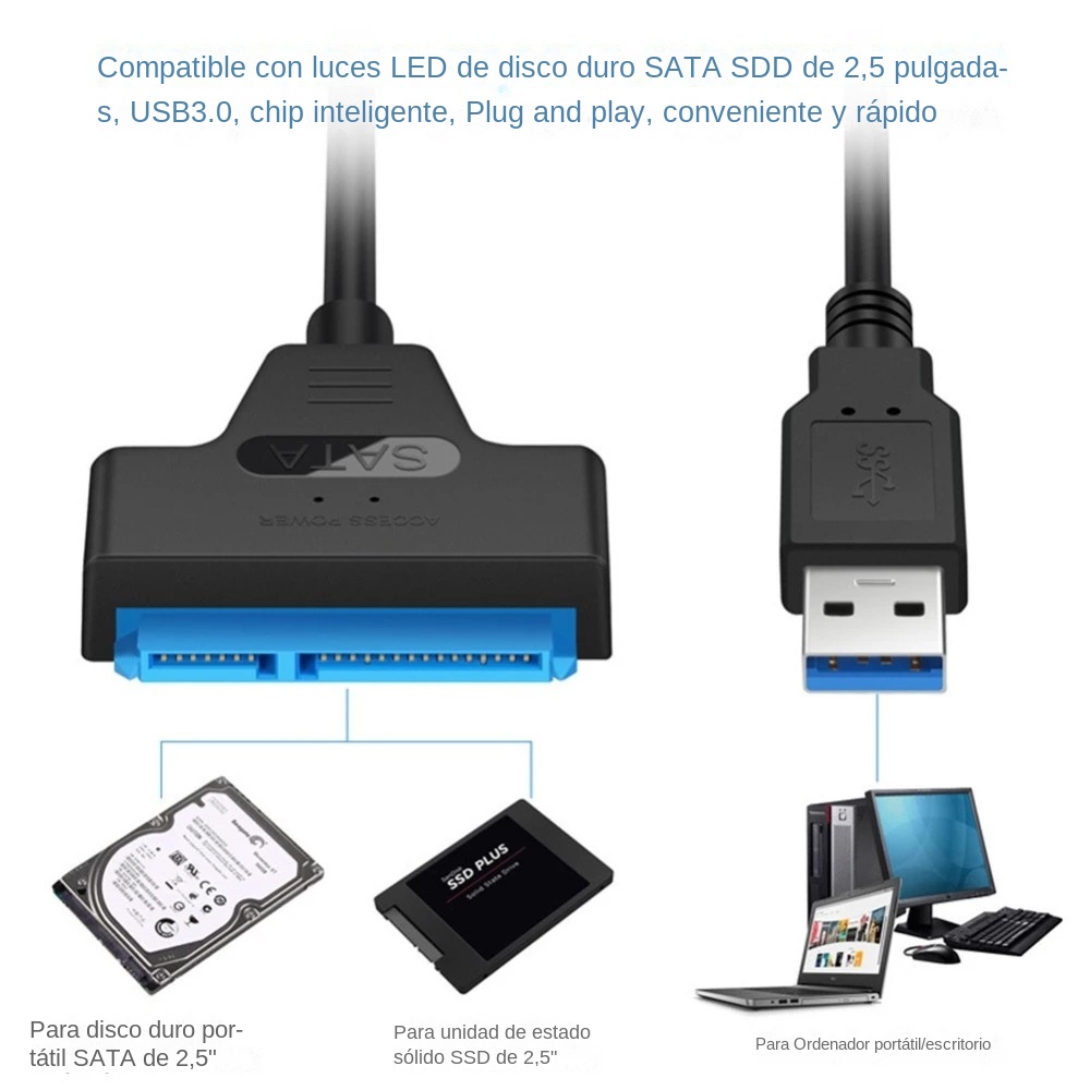 USB 3.0 SATA 3 Cable Sata To U - Sata Ssd recension och pris